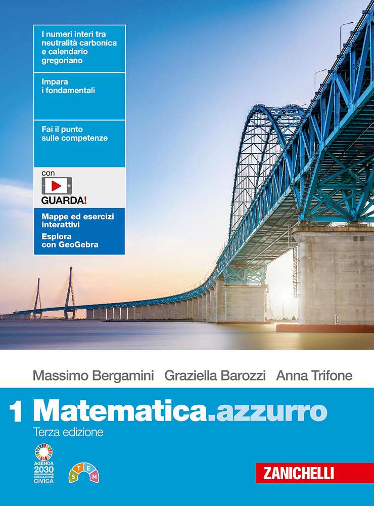 Cover of MATEMATICA.AZZURRO 3ED. - VOLUME 1 (LDM)