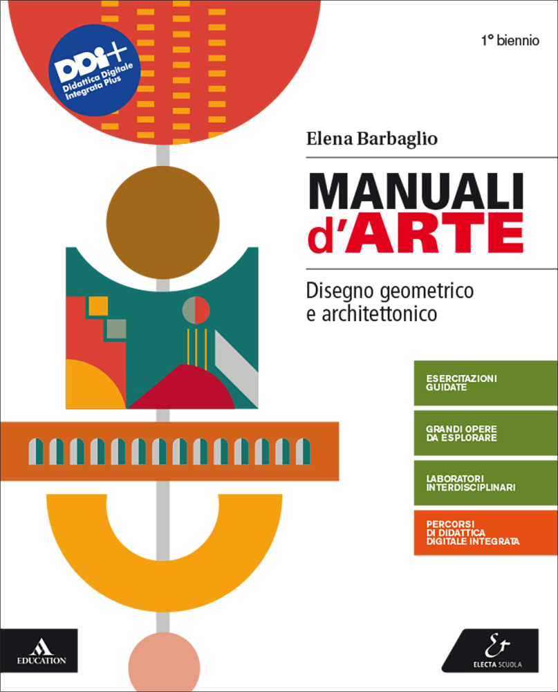 Cover of MANUALI D'ARTE - DISEGNO GEOMETRICO