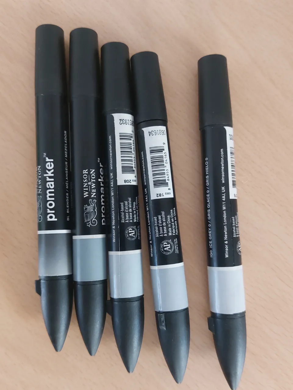 Image of Promarker Winsor  & Newton - set 5 pennarelli